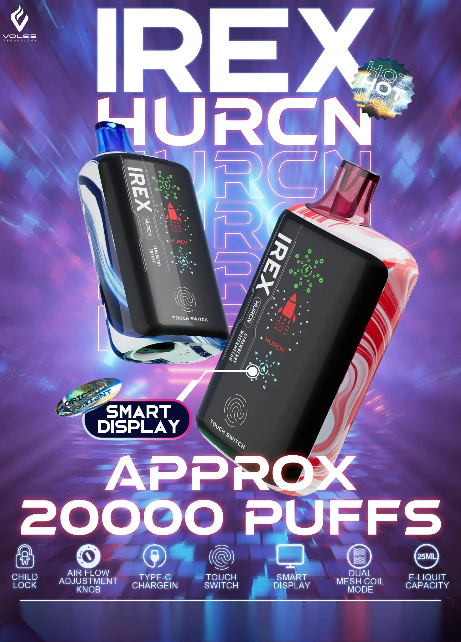 IREX-HURCN-BOX-20000-Puffs