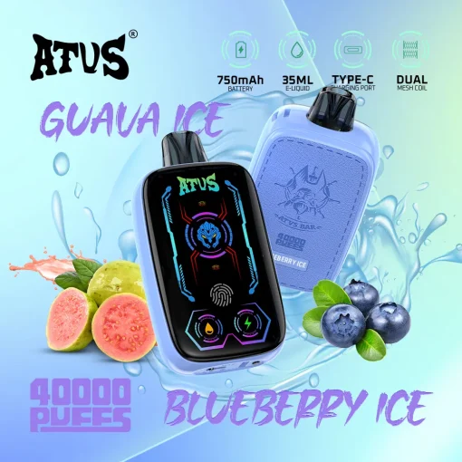 ATVS 40000 Puffs Dual Mesh Digital Screen Disposable Vape - Image 7