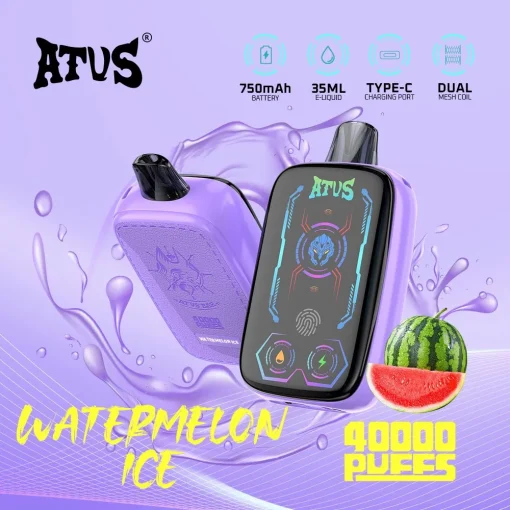 ATVS 40000 Puffs Dual Mesh Digital Screen Disposable Vape - Image 9