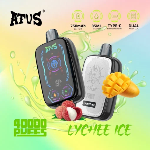 ATVS 40000 Puffs Dual Mesh Digital Screen Disposable Vape - Image 10